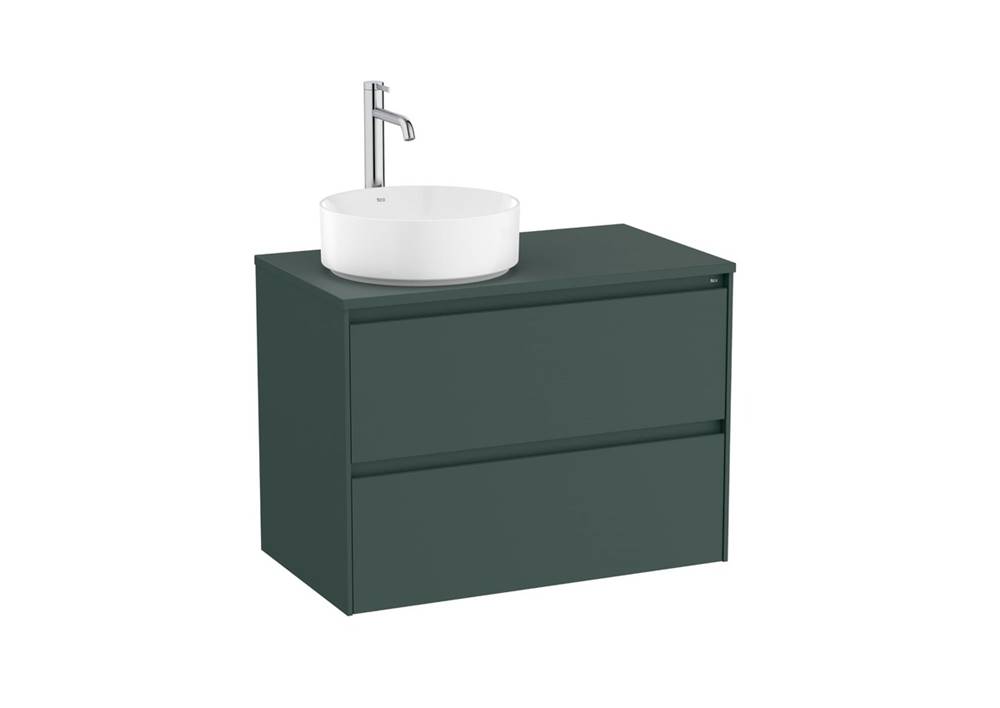Roca Kúpeľňová skrinka pod umývadlo  ONA 79,4x58,3x45,7 cm zelená mat ONADESK802ZZML, značky Roca