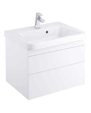 Kúpeľňová skrinka pod umývadlo Ravak 10° 65x45x45 cm biela lesk