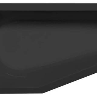 Polysan Asymetrická vaňa  TIGRA L 80x170 cm akrylát ľavá čierna 90111BM, značky Polysan