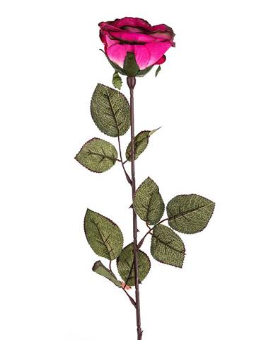Umelá kvetina Ruža veľkokvetá 72 cm, ružová
