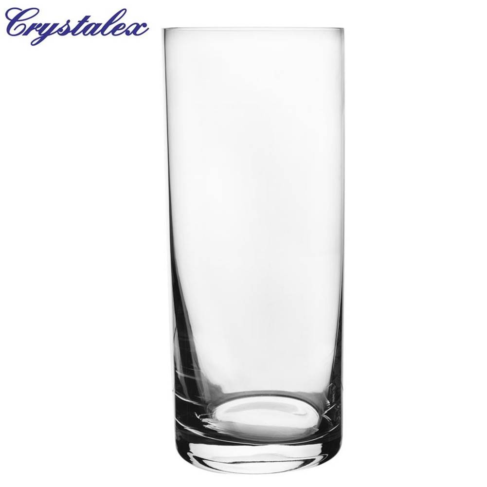 Crystalex  Sklenená váza, 10,5 x 25,5 cm, značky Crystalex