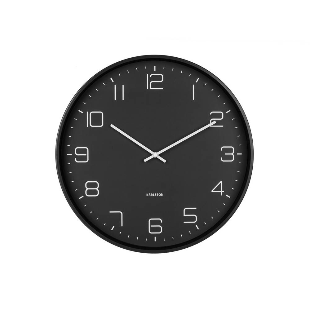 Karlsson Dizajnové nástenné hodiny 5751BK  40cm, značky Karlsson