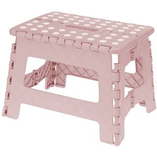 Bellatex Plastová skladacia stolička s ABS Nina ružová, 29 x 22 x 22 cm, značky Bellatex