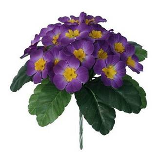 Bellatex Umelá kvetina Prvosienka fialová, 24 cm, značky Bellatex