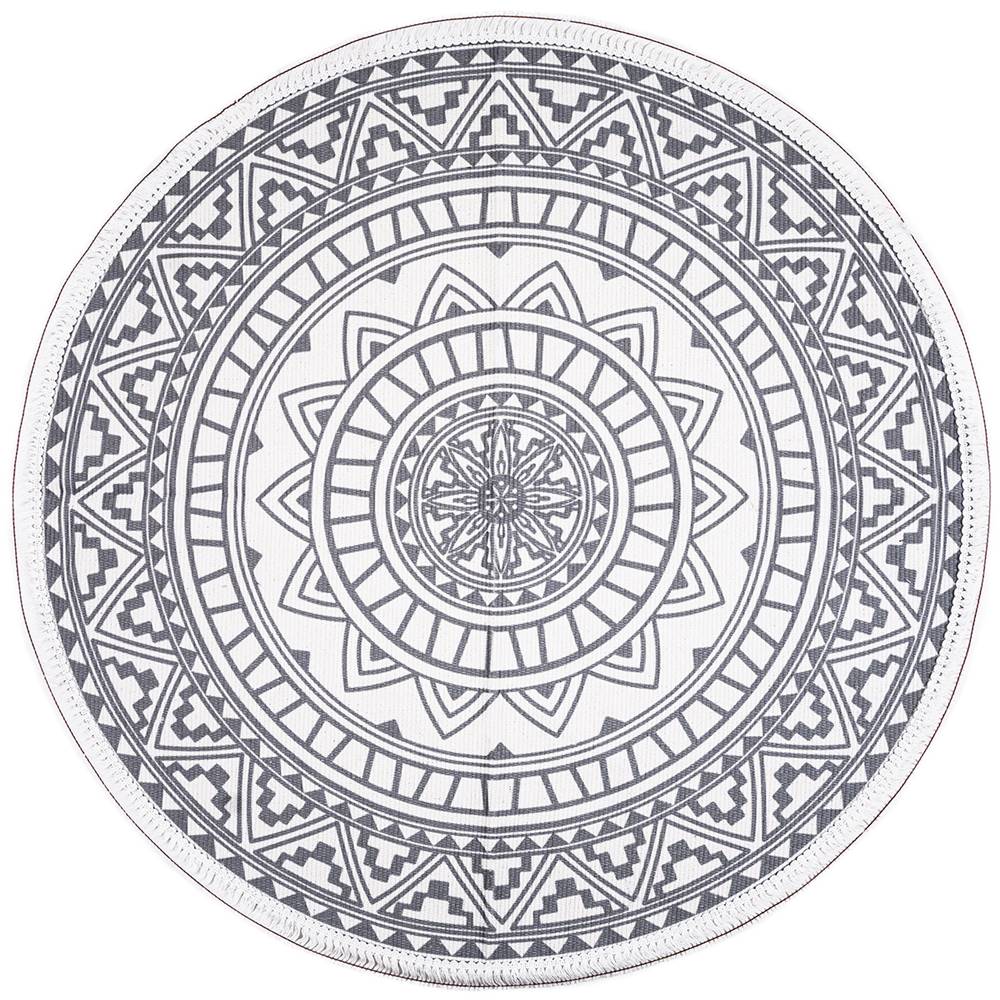 Herding Dakls Kusový koberec Mandala sivá, 82 cm, značky Herding