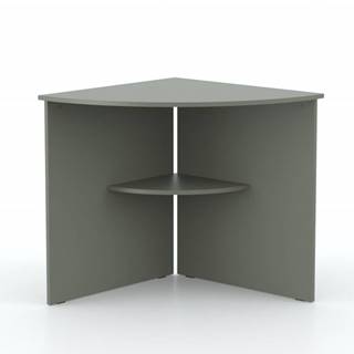Rohový stôl oblúk grafit OFFICE 66