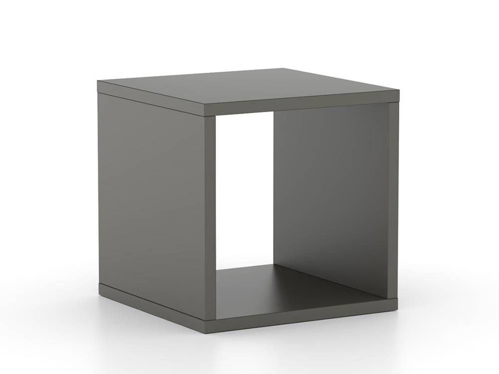 DREVONA Multifunkčný stolík šedý REA BLOCK, značky DREVONA