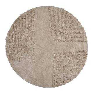 Béžový okrúhly koberec ø 180 cm Clarie - Bloomingville