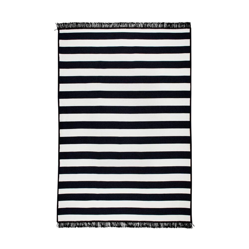 Cihan Bilisim Tekstil Čierno-biely obojstranný koberec Sentinus, 120 × 180 cm, značky Cihan Bilisim Tekstil