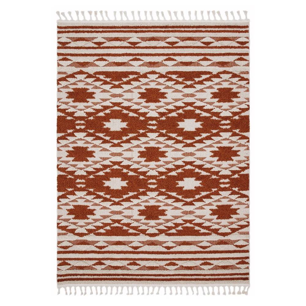 Asiatic Carpets Oranžový koberec  Taza, 120 x 170 cm, značky Asiatic Carpets