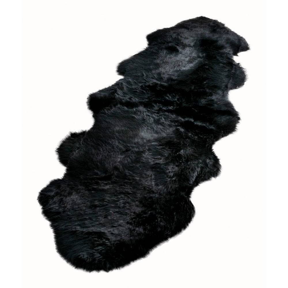 Native Natural Čierna ovčia kožušina  Double, 60 x 240 cm, značky Native Natural