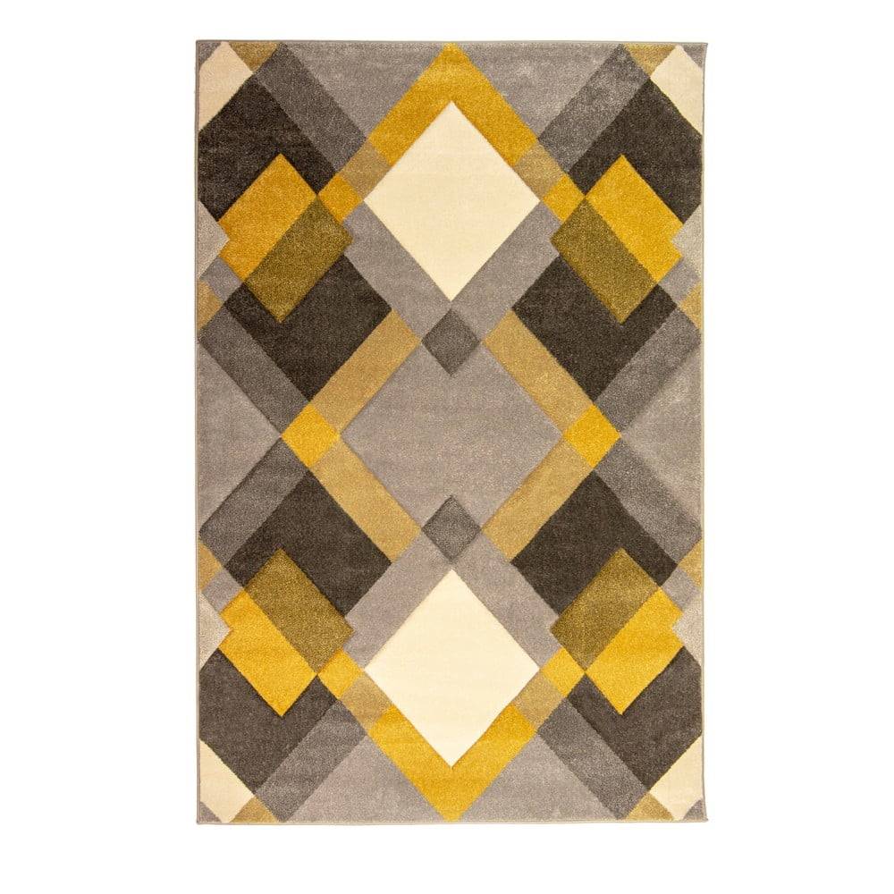 Flair Rugs Sivo-žltý koberec  Nimbus, 120 × 170 cm, značky Flair Rugs