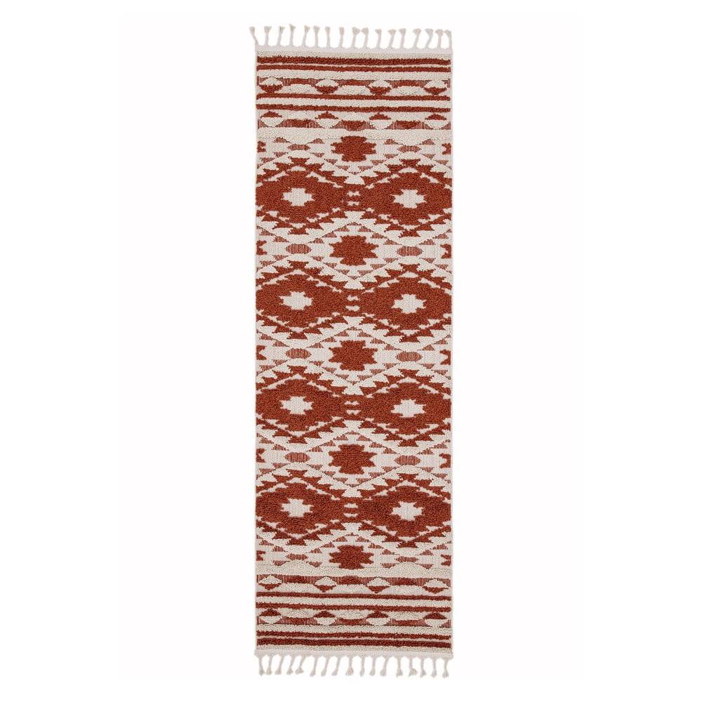 Asiatic Carpets Oranžový koberec  Taza, 80 x 240 cm, značky Asiatic Carpets