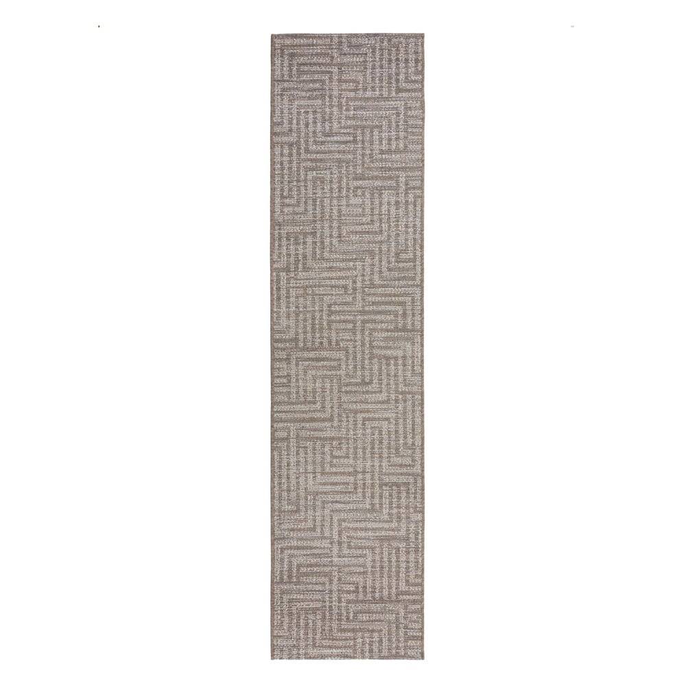 Flair Rugs Sivo-béžový vonkajší koberec behúň 230x60 cm Salerno - , značky Flair Rugs