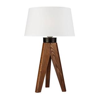 Biela/v prírodnej farbe stolová lampa - LAMKUR