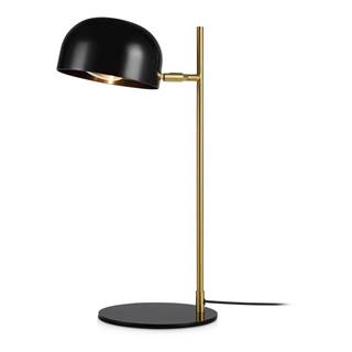Markslöjd Čierna stolová lampa so stojanom v medenej farbe  Pose, značky Markslöjd