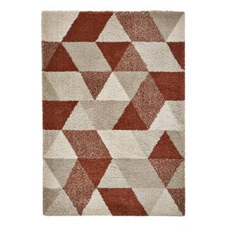 Think Rugs Tmavočervený koberec  Royal Nomadic Angles, 120 x 170 cm, značky Think Rugs