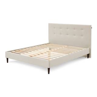 Bobochic Paris Béžová dvojlôžková posteľ  Rory Dark, 180 x 200 cm, značky Bobochic Paris