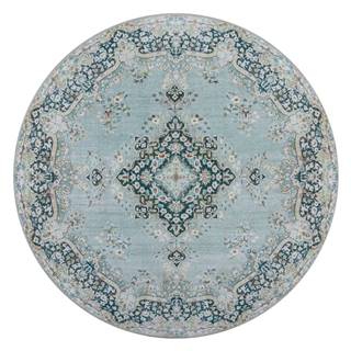 Modrý prateľný okrúhly koberec ø 180 cm Colby - Flair Rugs