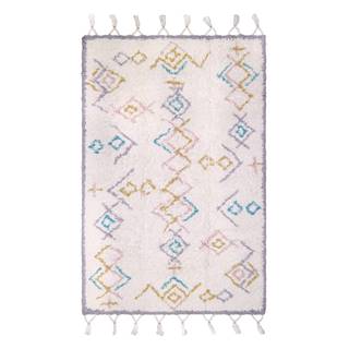 Nattiot Pestrý bavlnený ručne vyrobený koberec  Milko, 100 x 160 cm, značky Nattiot