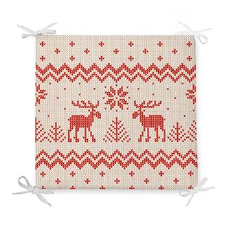 Minimalist Cushion Covers Vianočný sedák s prímesou bavlny  Merry Christmas, 42 x 42 cm, značky Minimalist Cushion Covers