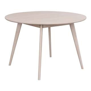 Okrúhly jedálenský stôl s doskou v dubovom dekore 115x115 cm Yumi - Rowico