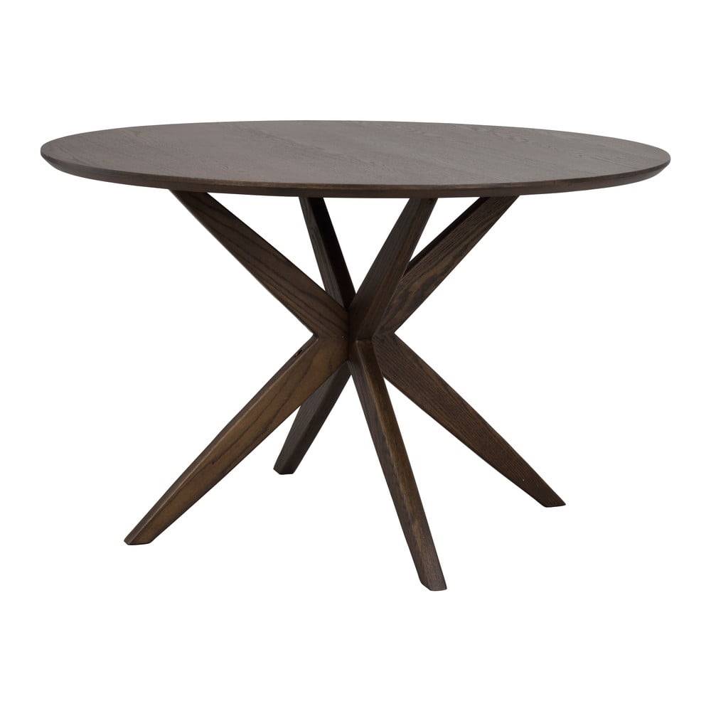 Rowico Okrúhly jedálenský stôl s doskou v dubovom dekore 120x120 cm Calverton - , značky Rowico