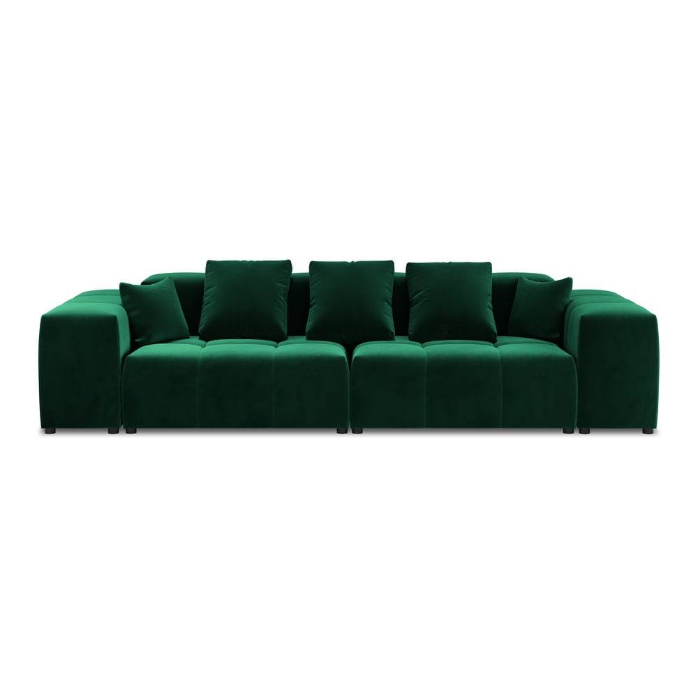Cosmopolitan Design Zelená zamatová pohovka 320 cm Rome Velvet - , značky Cosmopolitan Design