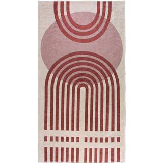 Vitaus Červeno-biely umývateľný koberec 80x150 cm - , značky Vitaus