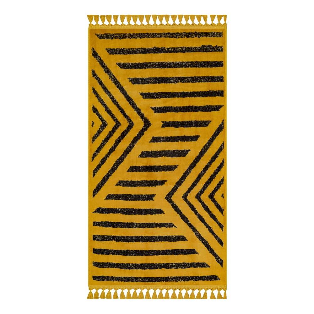 Vitaus Žltý umývateľný koberec 180x120 cm - , značky Vitaus