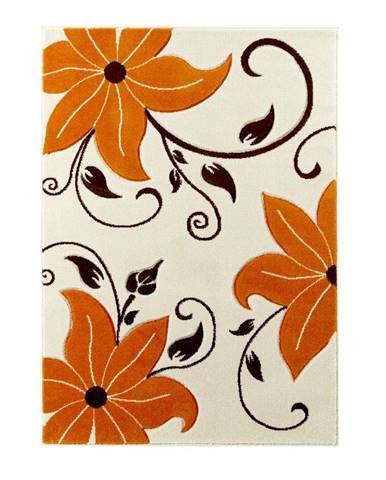 Béžovo-oranžový koberec Think Rugs Verona, 120 × 170 cm