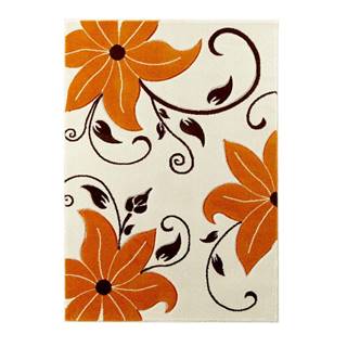 Béžovo-oranžový koberec Think Rugs Verona, 120 × 170 cm