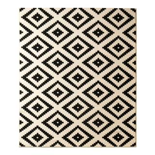Krémovo-čierny koberec Hanse Home Hamla Diamond, 200 × 290 cm