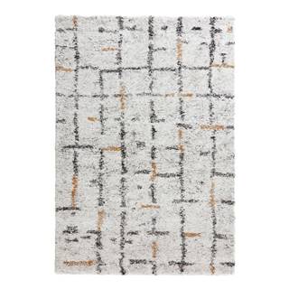 Mint Rugs Krémovobiely koberec  Grid, 80 x 150 cm, značky Mint Rugs
