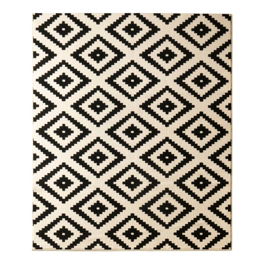 Hanse Home Krémovo-čierny koberec  Hamla Diamond, 200 × 290 cm, značky Hanse Home