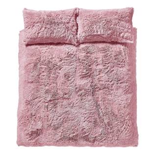 Catherine Lansfield Ružové mikroplyšové obliečky  Cuddly, 135 x 200 cm, značky Catherine Lansfield