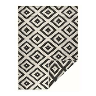 NORTHRUGS Čierno-krémový vonkajší koberec  Malta, 80 x 150 cm, značky NORTHRUGS