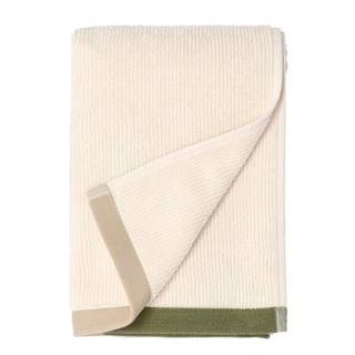 Södahl Zeleno-béžový bavlnený uterák 50x100 cm Contrast - , značky Södahl