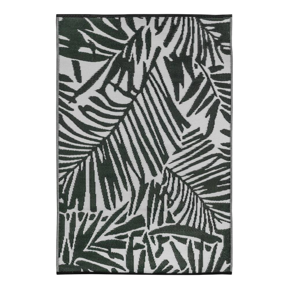 Green Decore Zeleno-biely vonkajší koberec  Fern, 150 x 240 cm, značky Green Decore