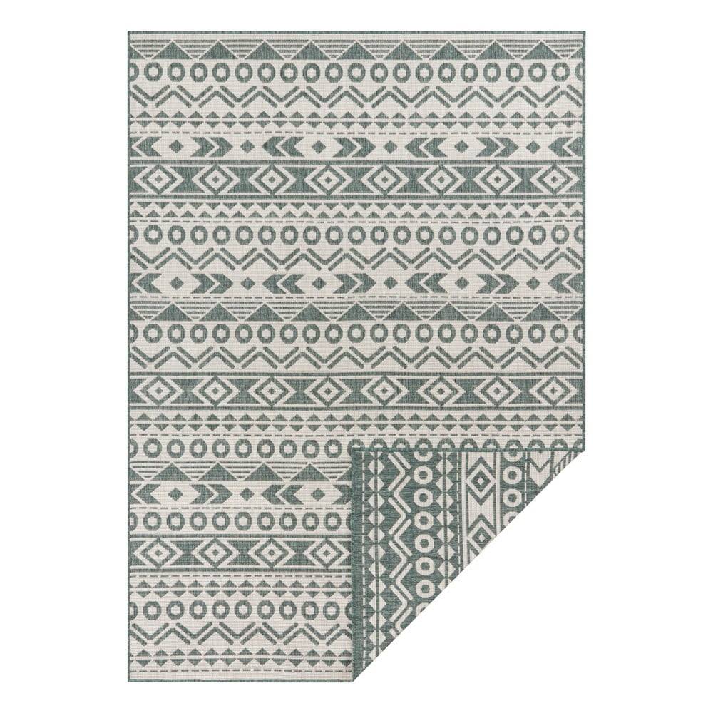 Ragami Zeleno-biely vonkajší koberec  Roma, 160 x 230 cm, značky Ragami