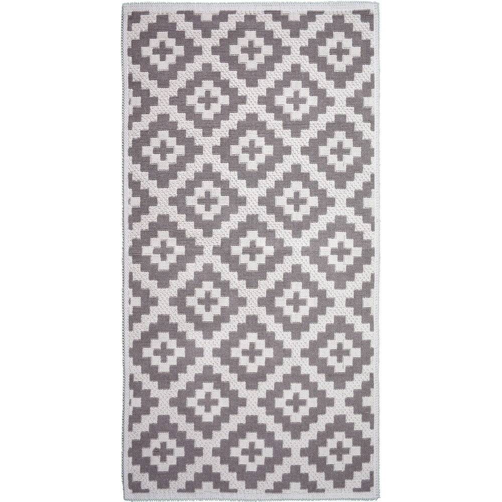 Vitaus Béžový bavlnený koberec  Art, 60 × 90 cm, značky Vitaus