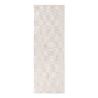 Krémovo-biely behúň vhodný do exteriéru Narma Diby, 70 × 200 cm