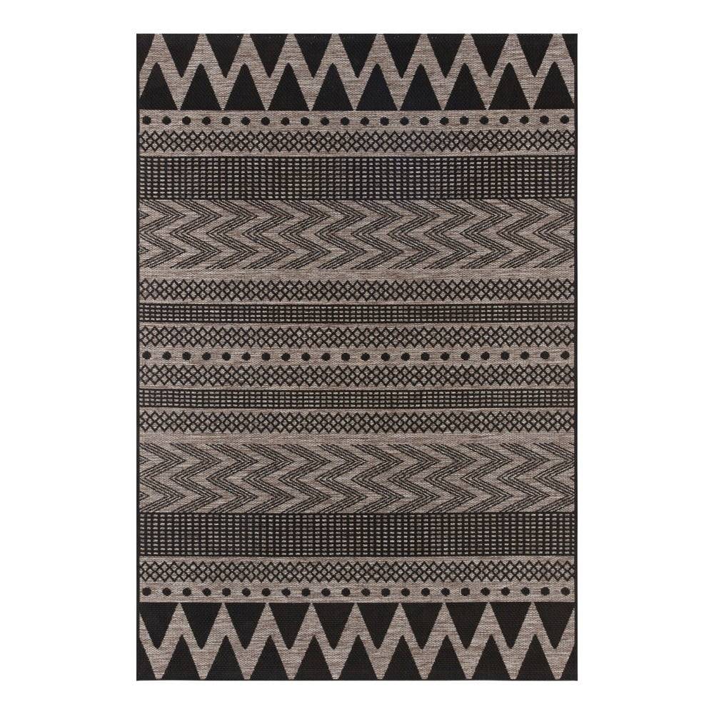 NORTHRUGS Čierno-béžový vonkajší koberec  Sidon, 140 x 200 cm, značky NORTHRUGS