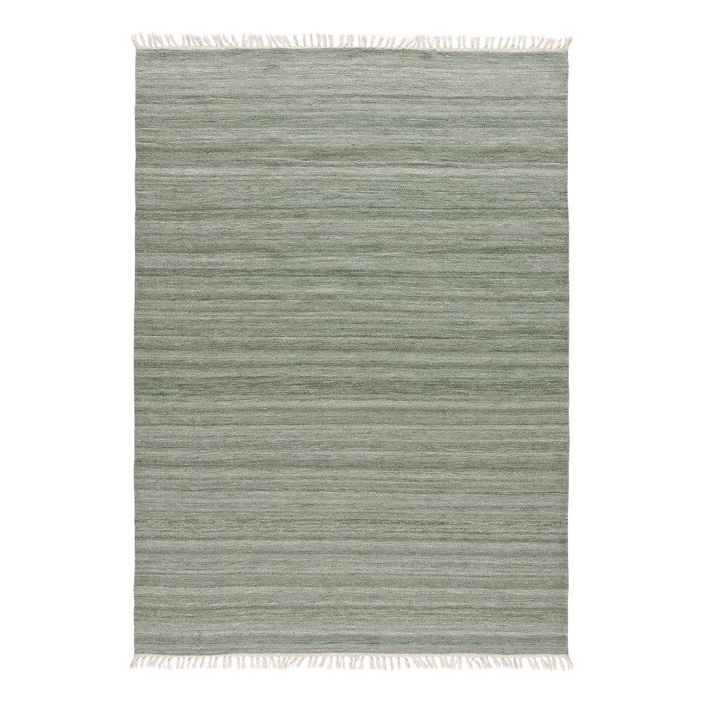 Universal Zelený vonkajší koberec z recyklovaného plastu  Liso, 80 x 150 cm, značky Universal