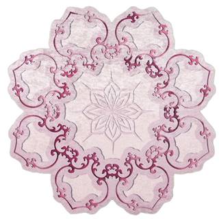 Vitaus Ružový koberec s Camina Feo, ⌀ 80 cm, značky Vitaus