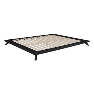 Dvojlôžková posteľ Karup Design Senza Bed Black, 180 x 200 cm