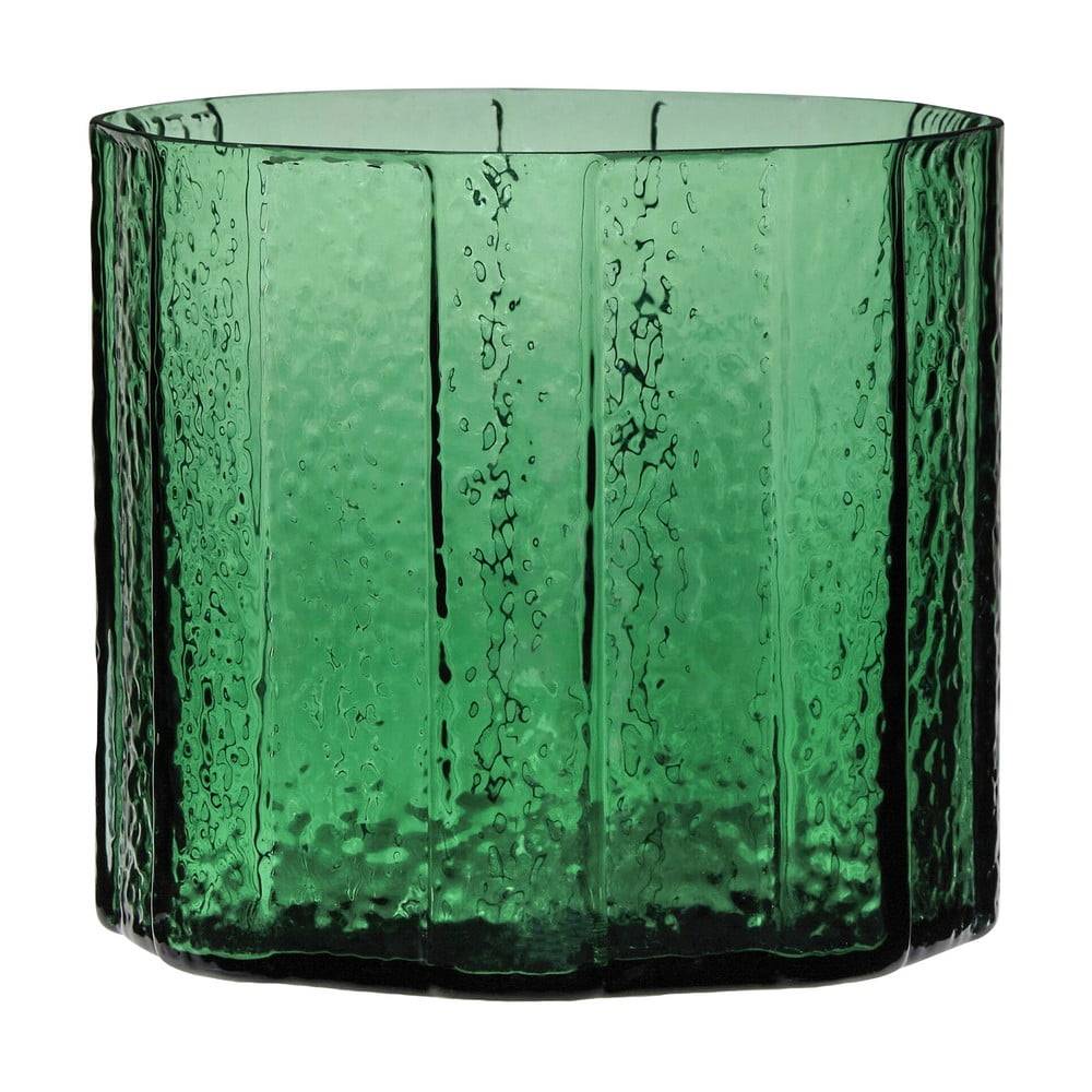 Hübsch Sklenená ručne vyrobená váza Emerald - , značky Hübsch