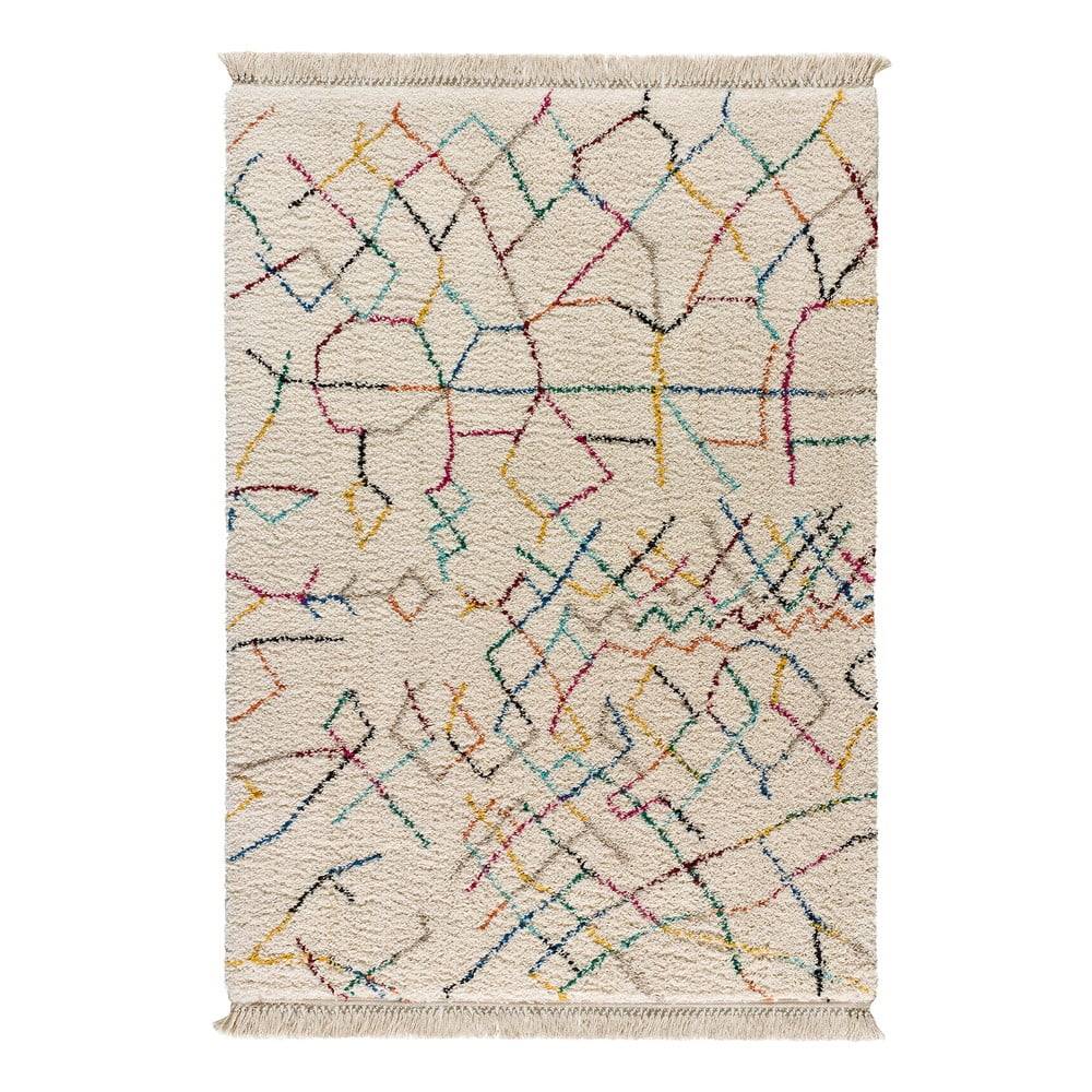 Universal Krémovobiely koberec  Yveline Multi, 120 x 170 cm, značky Universal
