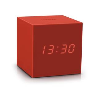 Gingko Červený LED budík  Gravitry Cube, značky Gingko