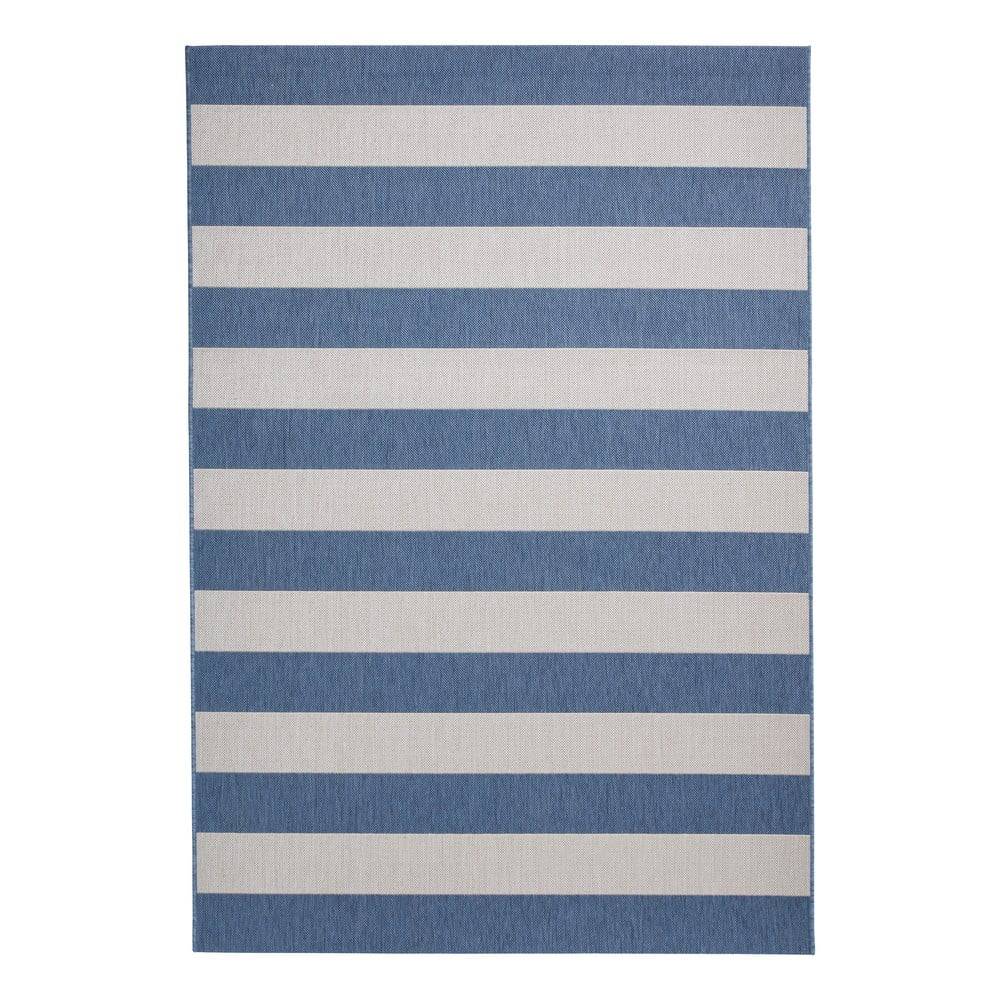 Think Rugs Modrý/béžový vonkajší koberec 230x160 cm Santa Monica - , značky Think Rugs